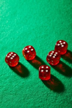 Baccarat table with clear player/banker layout SA Gaming baccarat table with player and banker positions